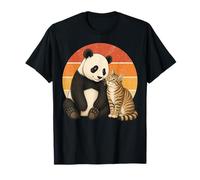 Panda Cat Best Friends Animal Friendship, Linda Camiseta