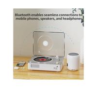 PANDA CD Player with Stereo Speakers Retro Portable CD Players for Home USB Mode and TF Card Support