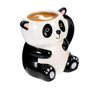 Panda Coffee Mug - Ceramic Milk Cup, 500ml Drinkware for Hot Beverages, Cute Animal Mug with Handle, Novelty Kitchen Tableware, Coffee Tea Hot Cocoa Serving at Home