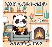 Panda Coloring Book: Relax and Smile Cozy Days Designs for All Ages