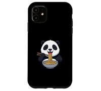 Panda Comiendo Fideos Ramen Dibujos Animados Diseño Carcasa para iPhone 11