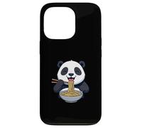 Panda Comiendo Fideos Ramen Dibujos Animados Diseño Carcasa para iPhone 13 Pro