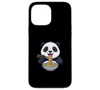 Panda Comiendo Fideos Ramen Dibujos Animados Diseño Carcasa para iPhone 13 Pro MAX