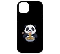 Panda Comiendo Fideos Ramen Dibujos Animados Diseño Carcasa para iPhone 14 Plus