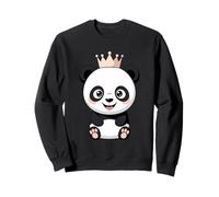 Panda con Corona ilustración Sudadera