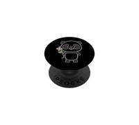 Panda con Flor PopSockets PopGrip Adhesivo