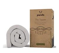 Panda Cubrecolchón de bambú de 5 cm de Grosor, hipoalergénico, Soporte ortopédico, hidroespuma refrescante, tamaño Doble pequeño del Reino Unido