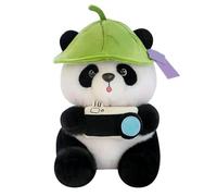 Panda de Peluche, compañero Suave y Emocional, 2026 Nuevo Panda ultrasuave, Peluche ultrasuave, Movimientos Naturales como un Panda Real, para calmar el sueño y aliviar la Soledad 25cm