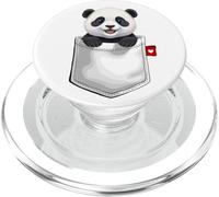 Panda En Bolsillo Mirando Lindo Animal Panda PopSockets PopGrip para MagSafe