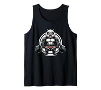 Panda Entrenamiento Panda Gigante Levantamiento Gimnasio Cotizaciones Camiseta sin Mangas