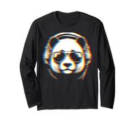 Panda estilizado - Animal estilo urbano pop art cyberpunk Manga Larga