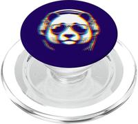 Panda estilizado - Animal estilo urbano pop art cyberpunk PopSockets PopGrip para MagSafe