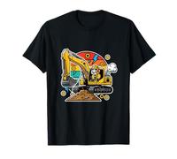 Panda Excavator Operador Construcción Maquinaria Pesada Mascota Camiseta