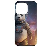 Panda Explorador Espacial con Cohete Carcasa para iPhone 13 Pro