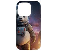 Panda Explorador Espacial con Cohete Carcasa para iPhone 14 Pro