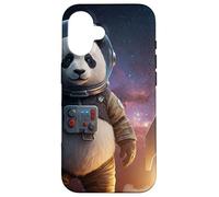 Panda Explorador Espacial con Cohete Carcasa para iPhone 16