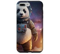 Panda Explorador Espacial con Cohete Carcasa para iPhone 7 Plus/8 Plus