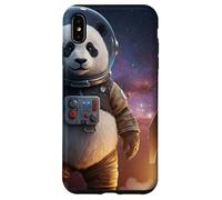 Panda Explorador Espacial con Cohete Carcasa para iPhone XS MAX