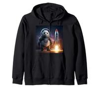 Panda Explorador Espacial con Cohete Sudadera con Capucha