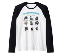 Panda Gamers of The World Diverse Gamer Panda Graphic Camiseta Manga Raglan