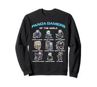 Panda Gamers of The World Diverse Gamer Panda Graphic Sudadera