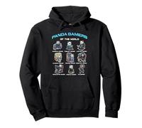 Panda Gamers of The World Diverse Gamer Panda Graphic Sudadera con Capucha