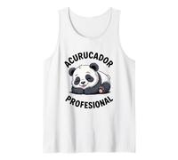 Panda Gigante Durmiendo Acurrucado ACURRUCADOR Profesional Camiseta sin Mangas