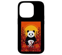 Panda Gigante Flores Atardecer Jungla Carcasa para iPhone 14 Pro