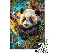 Panda Gigante Puzzle 1000 Piezas para La Familia-Rompecabezas Difícil, Apto para Adultos Y Adolescentes A Partir De 14 Años 70x50cm/1000pcs