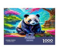 Panda Gigante Puzzle Imposible,desafío for Adults Animales Entretenimiento Creativo 1000 Piezas Obra De artee De Juego De para Adultos Y Niños Mayores De 12 Años 70x50cm/1000pcs
