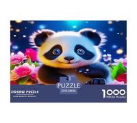 Panda Gigante Puzzles Imposible,desafío para Adultos Animales Entretenimiento Creativo 1000 Piezas Obra De artee De Juego De para Adultos Y Niños Mayores De 12 Años 38x26cm/1000pcs