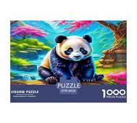 Panda Gigante Puzzles Imposible,desafío para Adultos Animales Juego EduGatoivo 1000 Piezas Obra De artee De Juego De para Adultos Y Niños Mayores De 12 Años 38x26cm/1000pcs