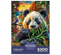 Panda Gigante Rompecabezas 1000 Piezas para Adultos Y Niños, Puzzle Entretenimiento Creativo En Familia 52x38cm/1000pcs