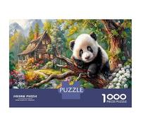 Panda Gigante Rompecabezas Imposible,desafío para Adultos Animales Juego Educativo 1000 Piezas Obra De Arte De Juego De para Adultos Y Niños Mayores De 12 Años 70x50cm/1000pcs