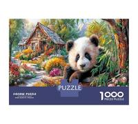Panda Gigante Rompecabezas Imposible,desafío para Adultos Interesante Entretenimiento Creativo 1000 Piezas Obra De Arte De Juego De para Adultos Y Niños A Partir De 12 Años 38x26cm/1000pcs