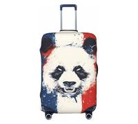 Panda Graffiti Art - Fundas protectoras elásticas para equipaje de viaje, 45,7 a 81,3 cm, Black, L
