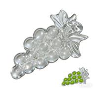 Panda Home Bandeja 12 Uvas para Nochevieja, Fin de Año - Año Nuevo, Bandeja Plástico Reutilizable, Lavable (12)