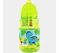 Panda Home Botella de Agua Con Nombre para Niños, 350 ml, Antifugas y sin BPA - Ideal para Colegio, Deporte o Viajes - para Cumpleaños, Reyes (5-10 Años)-Dinosaurios