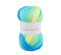 Panda Home Hilo de Tejer Batik Fusión, 75g, Ovillo de Lana Gradiente Multicolor para Ganchillo y Tejido a Mano, Ideal para Bufandas, Jerséis y Manualidades-SL155-304