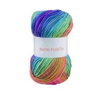 Panda Home Hilo de Tejer Batik Fusión, 75g, Ovillo de Lana Gradiente Multicolor para Ganchillo y Tejido a Mano, Ideal para Bufandas, Jerséis y Manualidades-SL155-302