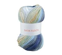 Panda Home Hilo de Tejer CARICIA Batik Fusión, 75g, Ovillo de Lana Gradiente Multicolor para Ganchillo y Tejido a Mano, Ideal para Bufandas, Jerséis y Manualidades-SL155-201