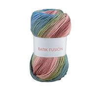 Panda Home Hilo de Tejer CARICIA Batik Fusión, 75g, Ovillo de Lana Gradiente Multicolor para Ganchillo y Tejido a Mano, Ideal para Bufandas, Jerséis y Manualidades-SL155-212