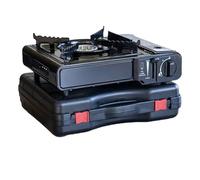 Panda Home Hornillo de Gas Portátil para Camping con Maletín- Sistema de Seguridad contra Sobrecalentamiento, Compatible con Cartuchos y Bombona de Gas(Hornillo Modelo A)