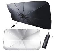 Panda Home Parasol Delantero Plegable para Coche, Anti-UV, Disponible en 79x140 cm y 60x130 cm, Compatible con Todo Tipo de Vehículos