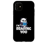Panda I'm Reading You Cómic Libro Psicoanálisis Carcasa para iPhone 11