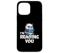 Panda I'm Reading You Cómic Libro Psicoanálisis Carcasa para iPhone 13 Pro MAX