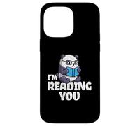 Panda I'm Reading You Cómic Libro Psicoanálisis Carcasa para iPhone 14 Pro MAX