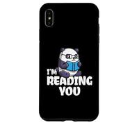 Panda I'm Reading You Cómic Libro Psicoanálisis Carcasa para iPhone XS MAX