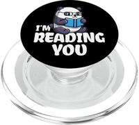 Panda I'm Reading You Cómic Libro Psicoanálisis PopSockets PopGrip para MagSafe