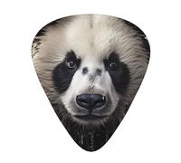 Panda in the water Púas de guitarra resistentes al desgaste para guitarra, bajo, guitarra eléctrica, ukelele, finas, medianas, pesadas, 12 púas de guitarra